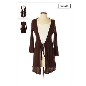 Max Studio Brown kimono NWT Size small